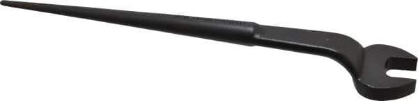 Proto - 3/4" Standard Spud Handle Open End Wrench - 12" OAL, Single End, Black Finish - Industrial Tool & Supply