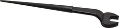Proto - 3/4" Standard Spud Handle Open End Wrench - 12" OAL, Single End, Black Finish - Industrial Tool & Supply