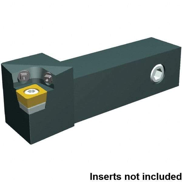 Kennametal - SCLC, Right Hand Cut, 95° Lead Angle, 25mm Shank Height x 25mm Shank Width, Neutral Rake Indexable Turning Toolholder - 99.5mm OAL, CCMT 09 T3 08 Insert Compatibility, Series SCLC - Industrial Tool & Supply