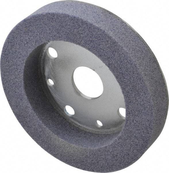 Norton - 6" Diam, 1-1/4" Hole Size, 1" Overall Thickness, 46 Grit, Type 2 Tool & Cutter Grinding Wheel - Coarse Grade, Aluminum Oxide, K Hardness, Vitrified Bond, 3,600 RPM - Industrial Tool & Supply