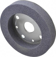 Norton - 6" Diam, 1-1/4" Hole Size, 1" Overall Thickness, 46 Grit, Type 2 Tool & Cutter Grinding Wheel - Coarse Grade, Aluminum Oxide, K Hardness, Vitrified Bond, 3,600 RPM - Industrial Tool & Supply