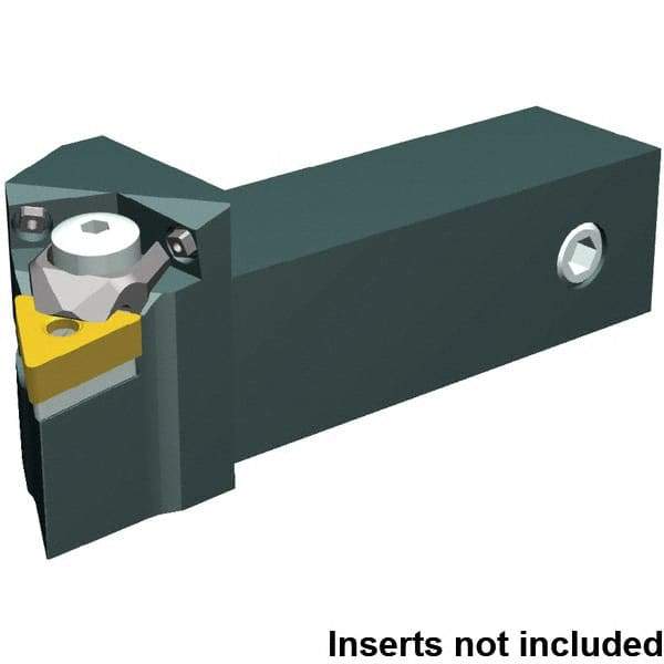 Kennametal - MTJN, Left Hand Cut, 93° Lead Angle, 25mm Shank Height x 25mm Shank Width, Negative Rake Indexable Turning Toolholder - 107mm OAL, TNMA 1604.. Insert Compatibility, Series Kenloc - Industrial Tool & Supply