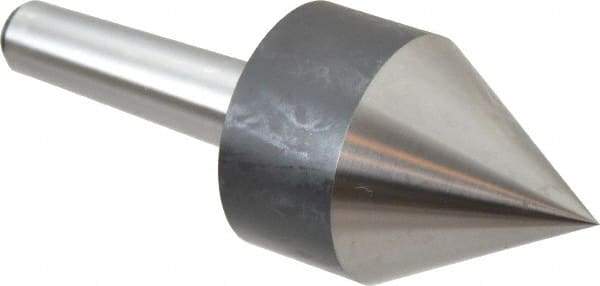 Riten - MT3 Taper Shank, Live Center - 2-1/2" Point Diam, 3-7/16" Point Len, 260 Lb Max Workpc, Pipe Nose Point - Industrial Tool & Supply