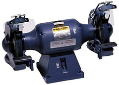 Baldor - 8" Wheel Diam x 1" Wheel Width, 3/4 hp Grinder - 3/4" Arbor Hole Diam, 3 Phase, 3,600 Max RPM, 208/230/460 Volts - Industrial Tool & Supply