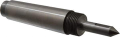 Riten - 1/2" Head Diam, Steel Long Point Solid Dead Center - 4MT Morse Taper, 1/2" Point Diam, 2" Point Length, 2-5/8" OAL - Industrial Tool & Supply