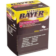 Bayer - Aspirin Tablets - Headache & Pain Relief - Industrial Tool & Supply