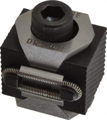 Mitee-Bite - 20,000 Lb Holding Force Double Vise Wedge Clamp - 1.65" Wide x 1.18" Deep x 1.18" High Base, 48 to 52 HRC, 1.65 to 1.93" Jaw Spread, 110 Lb/Ft Torque, 1/2-13 Screw Thread - Industrial Tool & Supply
