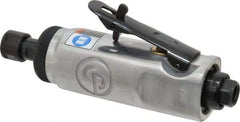 Chicago Pneumatic - 1/4" Collet, Straight Handle, Straight Air Die Grinder - 24,000 RPM, Rear Exhaust, 21 CFM, 0.5 hp, 6.21 bar, 1/4" Inlet - Industrial Tool & Supply