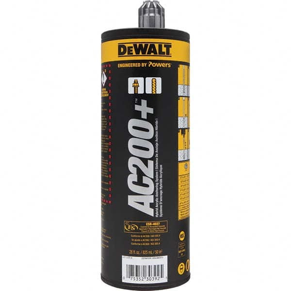 DeWALT Anchors & Fasteners - Anchoring Adhesives Adhesive Material: Acrylic Volume (fl. oz.): 28.00 - Industrial Tool & Supply