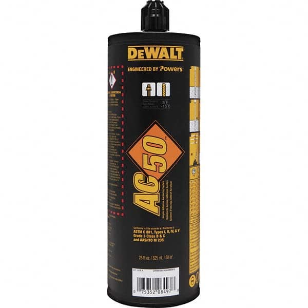 DeWALT Anchors & Fasteners - Anchoring Adhesives Adhesive Material: Acrylic Volume (fl. oz.): 28.00 - Industrial Tool & Supply