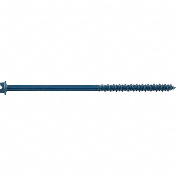DeWALT Anchors & Fasteners - 3/16" Diam, 1-1/4 Length Under Head, Hex Drive Concrete Screw & Masonry Fastener - Industrial Tool & Supply