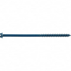 DeWALT Anchors & Fasteners - 3/16" Diam, 1-1/4 Length Under Head, Hex Drive Concrete Screw & Masonry Fastener - Industrial Tool & Supply
