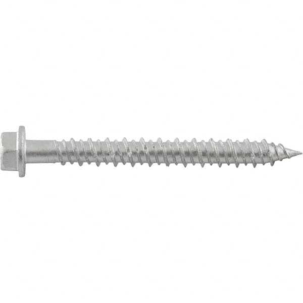 DeWALT Anchors & Fasteners - 1/4" Diam, 1-1/4 Length Under Head, Hex Drive Concrete Screw & Masonry Fastener - Industrial Tool & Supply