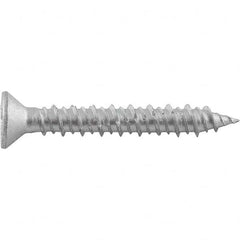 DeWALT Anchors & Fasteners - 1/4" Diam, 1-3/4 Overall Length, Phillips Drive Concrete Screw & Masonry Fastener - Industrial Tool & Supply