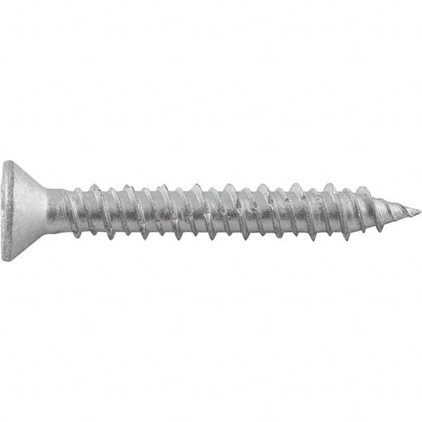 DeWALT Anchors & Fasteners - 1/4" Diam, 2-3/4 Overall Length, Phillips Drive Concrete Screw & Masonry Fastener - Industrial Tool & Supply