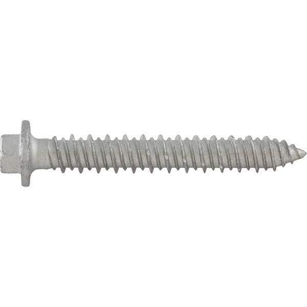 DeWALT Anchors & Fasteners - 5/16" Diam, 2-3/4 Length Under Head, Hex Drive Concrete Screw & Masonry Fastener - Industrial Tool & Supply