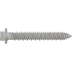 DeWALT Anchors & Fasteners - 5/16" Diam, 2-3/4 Length Under Head, Hex Drive Concrete Screw & Masonry Fastener - Industrial Tool & Supply