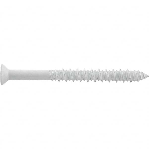 DeWALT Anchors & Fasteners - 1/4" Diam, 4 Overall Length, Phillips Drive Concrete Screw & Masonry Fastener - Industrial Tool & Supply