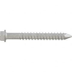 DeWALT Anchors & Fasteners - #14" Diam, 2-1/4 Length Under Head, Hex Drive Concrete Screw & Masonry Fastener - Industrial Tool & Supply