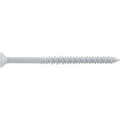 DeWALT Anchors & Fasteners - 3/16" Diam, 3-1/4 Overall Length, Phillips Drive Concrete Screw & Masonry Fastener - Industrial Tool & Supply