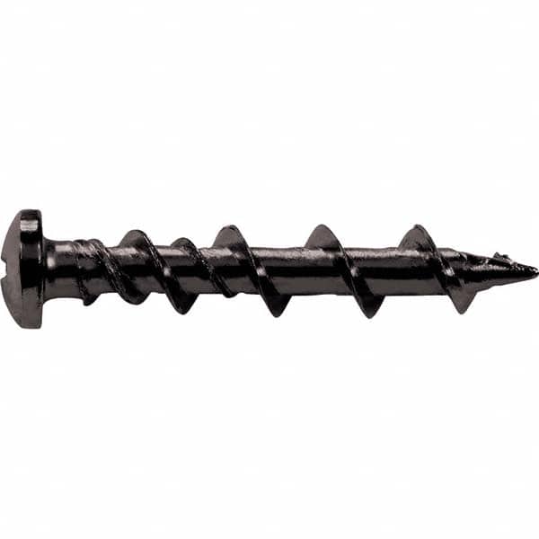 DeWALT Anchors & Fasteners - 1/4" Diam, 1-1/4 Length Under Head, Phillips Drive Concrete Screw & Masonry Fastener - Industrial Tool & Supply