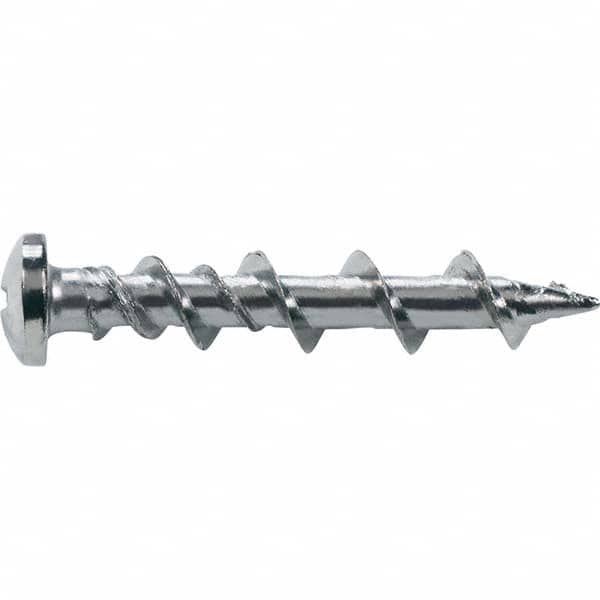 DeWALT Anchors & Fasteners - 1/4" Diam, 1-1/4 Length Under Head, Phillips Drive Concrete Screw & Masonry Fastener - Industrial Tool & Supply