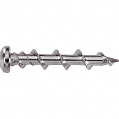 DeWALT Anchors & Fasteners - 1/4" Diam, 1-1/4 Length Under Head, Robertson Drive Concrete Screw & Masonry Fastener - Industrial Tool & Supply