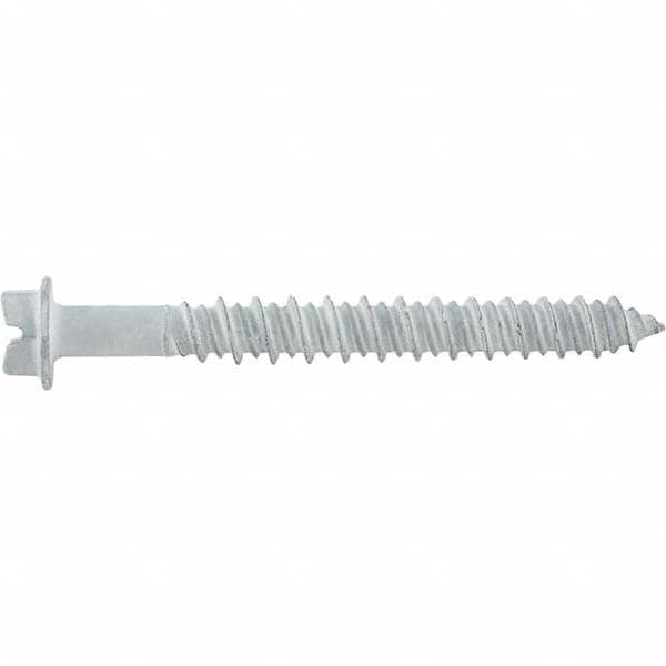 DeWALT Anchors & Fasteners - 1/4" Diam, 4 Length Under Head, Hex Drive Concrete Screw & Masonry Fastener - Industrial Tool & Supply