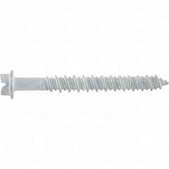 DeWALT Anchors & Fasteners - 1/4" Diam, 4 Length Under Head, Hex Drive Concrete Screw & Masonry Fastener - Industrial Tool & Supply