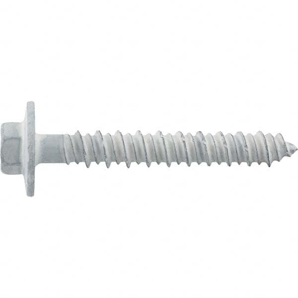 DeWALT Anchors & Fasteners - 1/4" Diam, 2-1/4 Length Under Head, Hex Drive Concrete Screw & Masonry Fastener - Industrial Tool & Supply