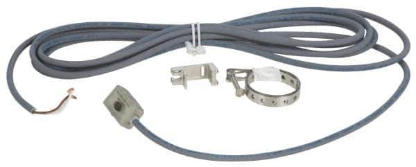 De-Sta-Co - PNP Output, Normally Open, Hall Effect Sensor, 0.5 Max Amps, 6 to 24 Volts, Power Clamp Switch - 1 Volt Max Drop, DC Current, 0.93" Long x 0.53" Wide x 0.37" High, 9 Ft Long Wire - Industrial Tool & Supply