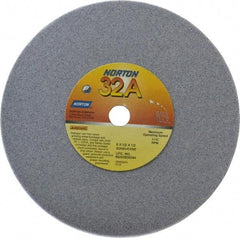 Norton - 6" Diam x 1/2" Hole x 1/2" Thick, K Hardness, 60 Grit Surface Grinding Wheel - Aluminum Oxide, Type 1, Medium Grade, 4,140 Max RPM, Vitrified Bond, No Recess - Industrial Tool & Supply