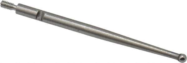 SPI - 0.08" Ball Diam, Carbide, Ball Test Indicator Contact Point - 1.45" Contact Point Length, Use with Interapid Test Indicators - Industrial Tool & Supply