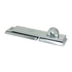 American Lock - 1-5/8" Long x 7-1/4" Wide, Straight Hasp - Hardened Steel - Industrial Tool & Supply