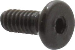 Value Collection - #0-80 UNF Hex Socket Drive, Flat Screw - Alloy Steel, Black Oxide Finish, Fully Threaded, 3/16" OAL - Industrial Tool & Supply