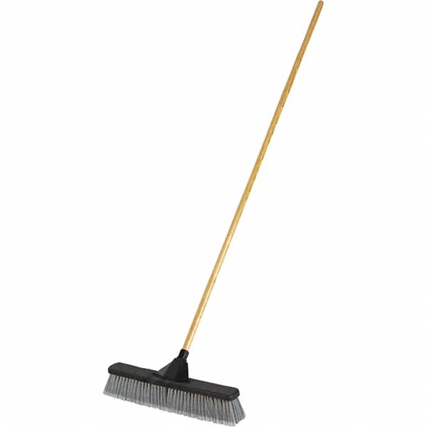 Rubbermaid - 18" Combo Duty Polyethylene Push Broom - Industrial Tool & Supply
