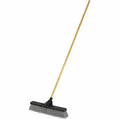 Rubbermaid - 18" Combo Duty Polyethylene Push Broom - Industrial Tool & Supply