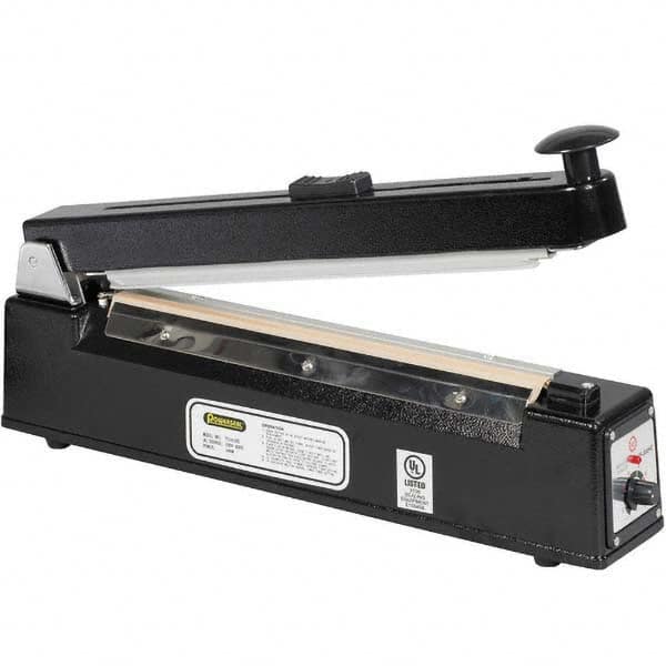 Value Collection - Polybag & Impulse Sealers Type: Table Top Thermal Impulse Sealer w/Cutter Maximum Seal Size: 12 (Inch) - Industrial Tool & Supply