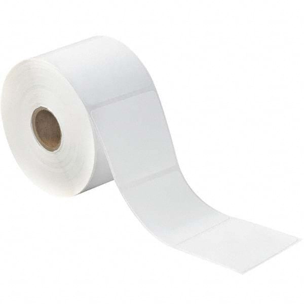 Value Collection - Pack of 12 Rolls, 735 Labels per Roll, 2-1/4" x 2" White Paper Thermal Labels - Industrial Tool & Supply