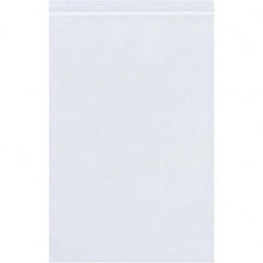 Value Collection - Pack of (1000), 7 x 15" 6 mil Reclosable Poly Bags - Industrial Tool & Supply