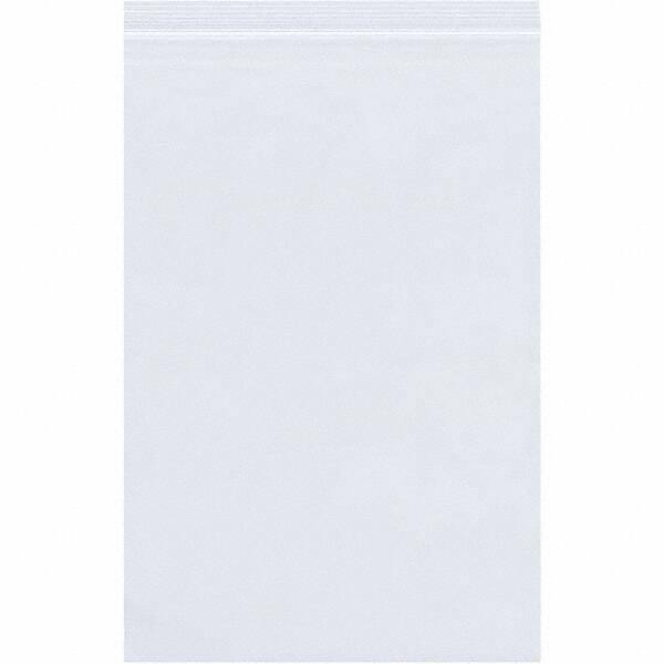 Value Collection - Pack of (500), 8 x 24" 4 mil Reclosable Poly Bags - Industrial Tool & Supply