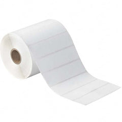 Value Collection - Pack of 12 Rolls, 1,310 Labels per Roll, 4" x 1" White Paper Thermal Labels - Industrial Tool & Supply