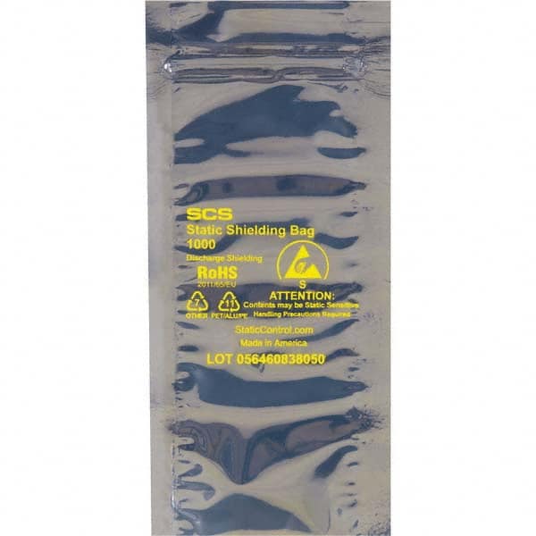 Value Collection - Pack of (100), 12 x 18" 3 mil Anti-Static Poly Bags - Industrial Tool & Supply