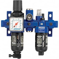Prevost - Filter, Regulator & Lubricator (FRL) Units Configuration: 2 Pc. Filter/Regulator-Lubricator Body Type: Standard - Industrial Tool & Supply
