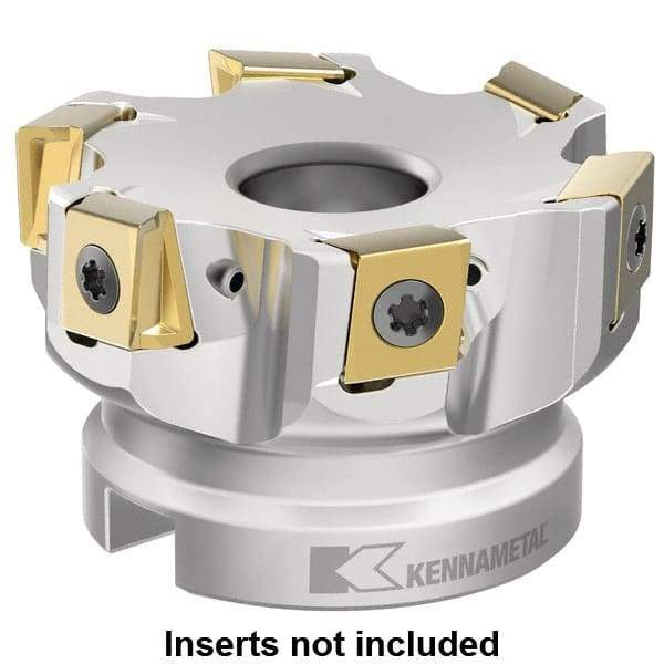 Kennametal - Indexable Square-Shoulder Face Mills Cutting Diameter (Inch): 2-1/2 Cutting Diameter (Decimal Inch): 2.5000 - Industrial Tool & Supply