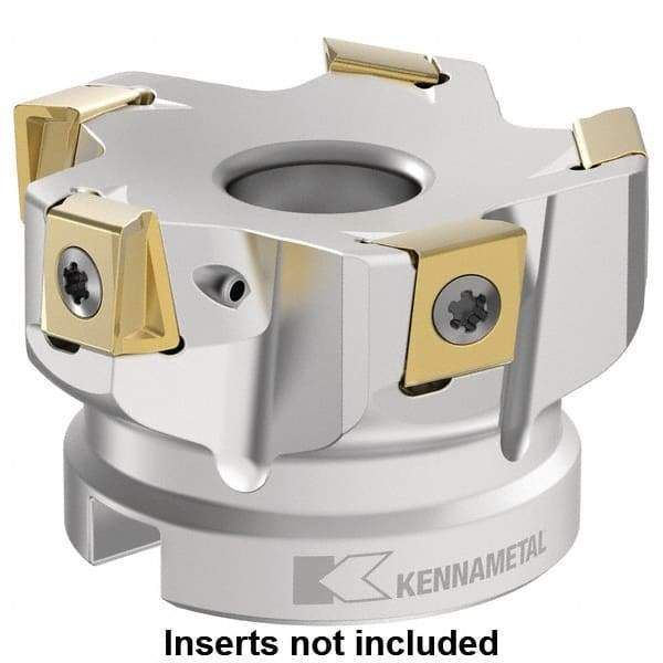Kennametal - Indexable Square-Shoulder Face Mills Cutting Diameter (Inch): 2-1/2 Cutting Diameter (Decimal Inch): 2.5000 - Industrial Tool & Supply