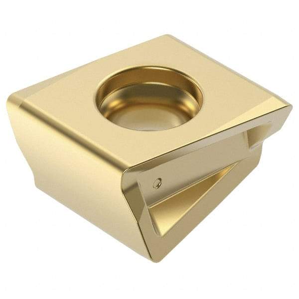 Kennametal - LNGQ120631 GE Grade KCSM40 Carbide Milling Insert - TiN Coated, 1/4" Thick, 4.9mm Inscribed Circle - Industrial Tool & Supply