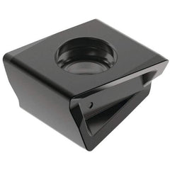 Kennametal - LNGQ120620 GE Grade KCK20 Carbide Milling Insert - TiN Coated, 1/4" Thick, 4.9mm Inscribed Circle - Industrial Tool & Supply