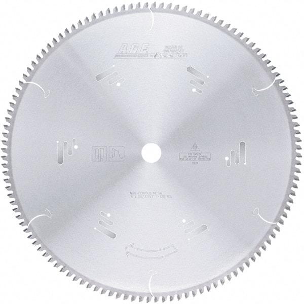 Amana Tool - 18" Diam, 1" Arbor Hole Diam, 120 Tooth Wet & Dry Cut Saw Blade - Carbide-Tipped, Clean Action, Standard Round Arbor - Industrial Tool & Supply