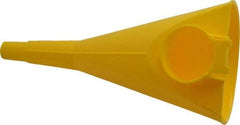 Eagle - 9 Inch Long, Safety Can Poly Funnel - Compatible with 1/2 and 5 Gallon Type I Safety Cans - Industrial Tool & Supply
